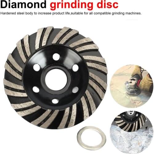 4" 100mm Diamond Segment Grinding Cup Wheel Polishing Disc Grinder Concrete Granite Stone Cutting Tools