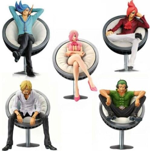 Anime One Piece The Vinsmoke Family Sanji Raikyu Iji Yuji PVC Action Figure Sitting Posture Figure Collectible Toy