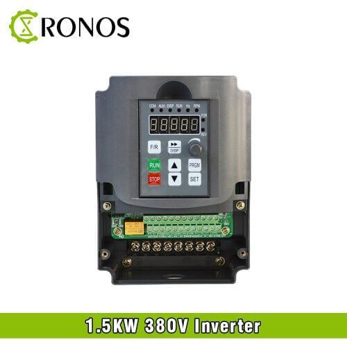 Spindle Motor Speed Control 380V 1.5KW VFD Variable Frequency Drive VFD 3HP Frequency Inverter For Motor