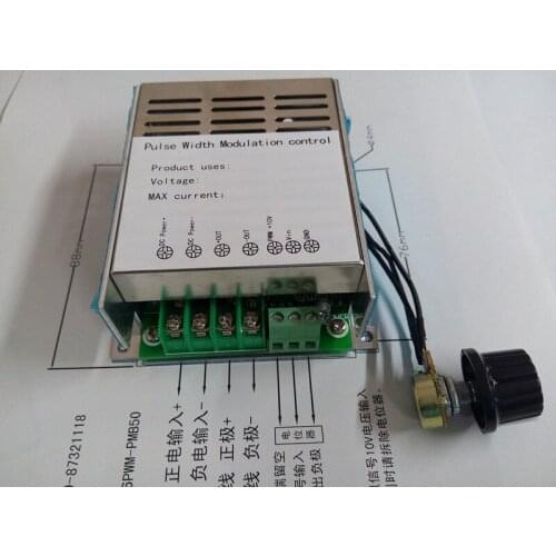 DC24V Magnetic Powder Clutch Brake Controller Tension Adjustment Board Supports PLC Simulation 0-10V Control PWM Control