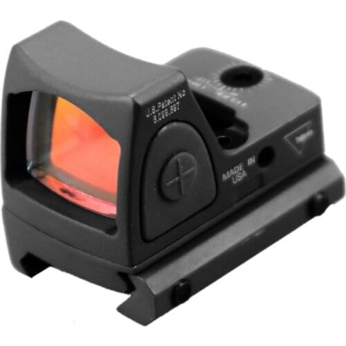 Mini RMR Red Collimator Point View Glock Reflection View Reach 20mm Weaver Lane for Airsoft Hunting Rifle RL5-0004-2