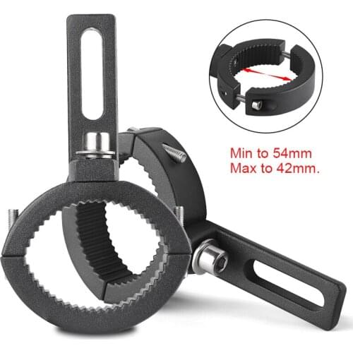 Motorcycle Headlight mount Bracket Headlight lamp holder Adjustable 42mm-54mm Fork Mount Clamp Tube Fork Lamp Mount Bracket