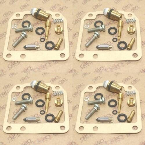 4set For Yamaha XJ400 1981 xj 400 Carburetor repair kit Seal Main Slow Jets Air Mixture Screws