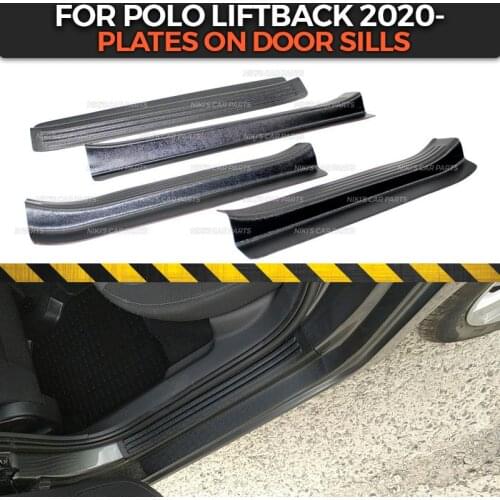 Plate on door sills for Liftback 2020- ABS plastic trim protective pads accessories protection of scuff guard car