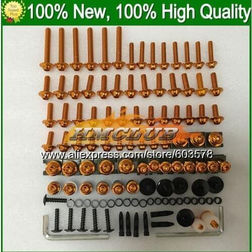 Fairing bolts full screw kit For KAWASAKI NINJA ZX6R 07 08 ZX-6R ZX 6 R 07-08 ZX 6R ZX6R 2007 2008 07 CL33 Nuts bolt screws Nut