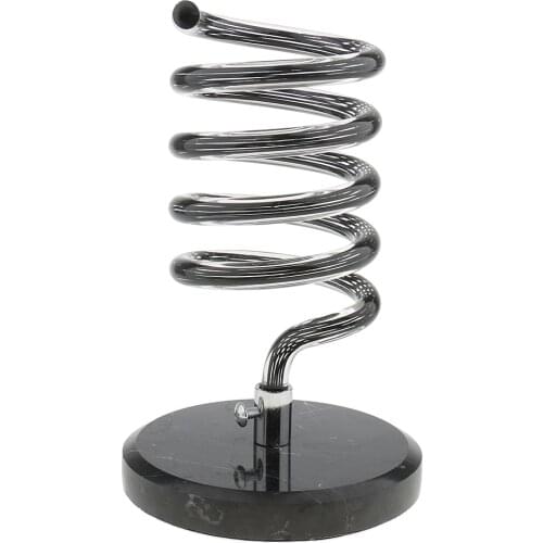 Stone Base Spiral Hair Dryer Blower Straighteners Holder Flat Iron Desktop Tabletop Rack Desk Table Top Organizer Stand