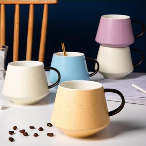 Simple Mug Creative Ceramic Water Milk Tea Coffee Yogurt Mug Best Cup House Kid Gift For Women Lovers Home