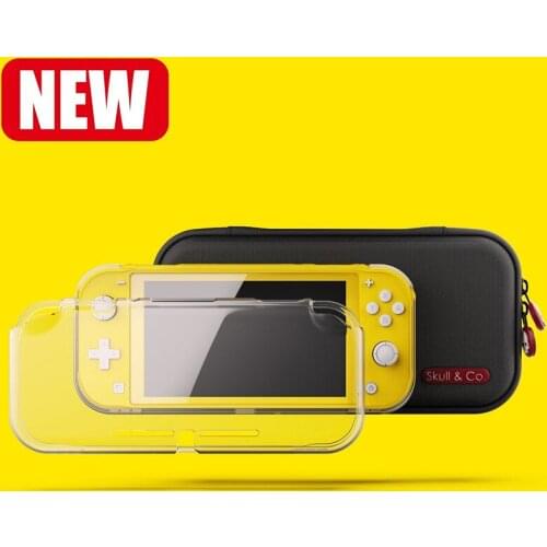 Anti Slip Water Resistant storage Travel Bag Crystal TPU Transparent Protective Carrying Case for Nintend NS Switch Lite Console