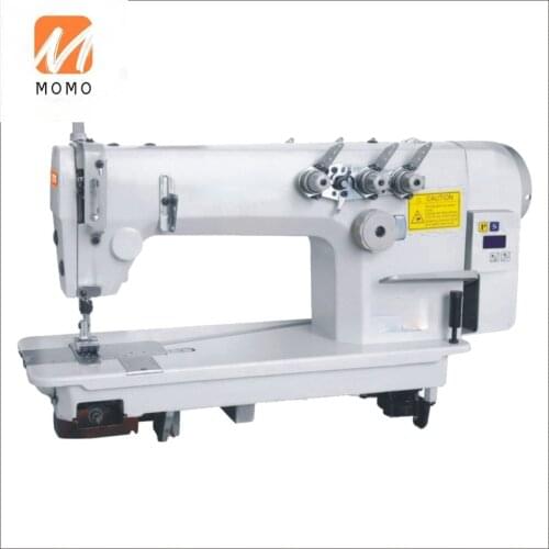 Direct drive high speed heavy duty two/ three needle chain stitch industrial sewing machines price manufacture