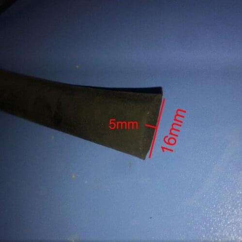 5m x 16mm x 5mm self adhesive cabinet door window insulation rubber foam sealing strip
