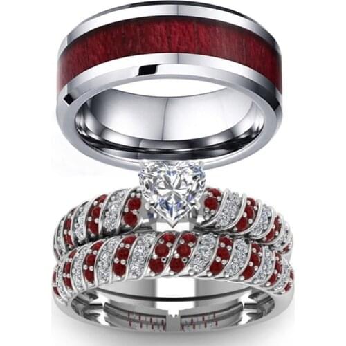 Silver Color Wedding Rings for Women Men Simple Classic Wedding Bands for Couples Basic Jewelry Good Quality