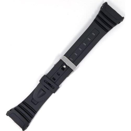 Replacement Watch Band Wrist Bracelet For Casio W96H W-96H Strap W-96H-1AV W-96H-9AV Sport Watch Accessories Waterproof PU Belt