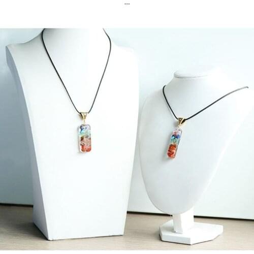 Unisex Merkaba 7 Chakras Crystal Stones Orgone Pendant Generator Energy Accumulator Orgonite Hex Chakra Pendant Necklace