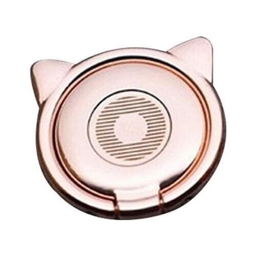 Yuanlin Universal 360 Degree Rotated Phone Ring Holder Cute Cat Ears Mobile Phone Grip Stand for Smart Phones Tablets 전화 링 홀더