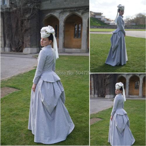 Custom madeR-509 Vintage Costumes 1860s Civil War Ball wedding Dress/Gothic Lolita Dress Victorian dresses/Renaissance dress