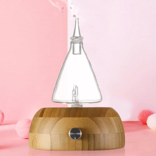 Waterless Essential Oil Pure Diffuser Nebulizer Oil Aromatherapy Diffuser Electric Wood Glass Home Aroma