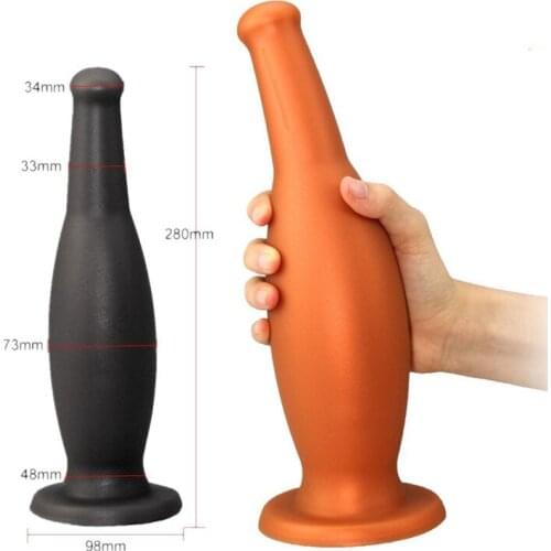 Silicone Anal Plug Vagina Anus Dilator G-spot Masturbation Prostate Massage Large Butt Plug Erotic Anal Sex Toys For Men Women