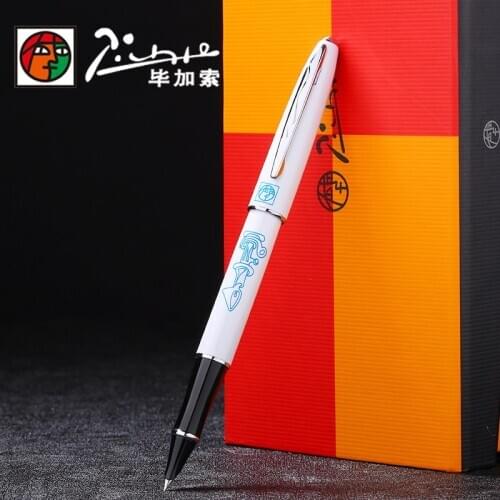 White real Picasso 606 Fountain Pen business gift pen free shipping school and office Writing Supplies send teacher 0.38mm