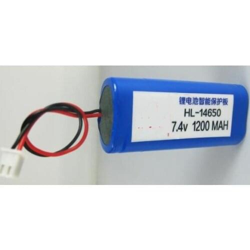 Free shipping 14650 new sufficient 7.4V 900-1100MAH amplifier lithium rechargeable battery