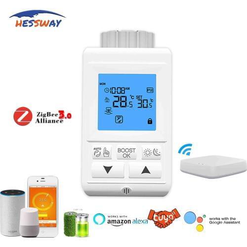 Wireless gateway Hub WIFI Thermostatic valve for zigbee alliance smart switch NO NC