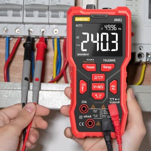 ANENG AN82 9999 Counts VA Screen Automatic High Precision Digital Multimeter TRMS NCV Universal Meter Multiple Tester