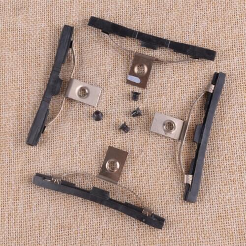 DWCX 4pcs Black Car Interiors Sunroof Shade Slider Panel Cover Clip fit for VW Golf MK4 Passat B5 Rabbit GTI Jetta 4B0877165