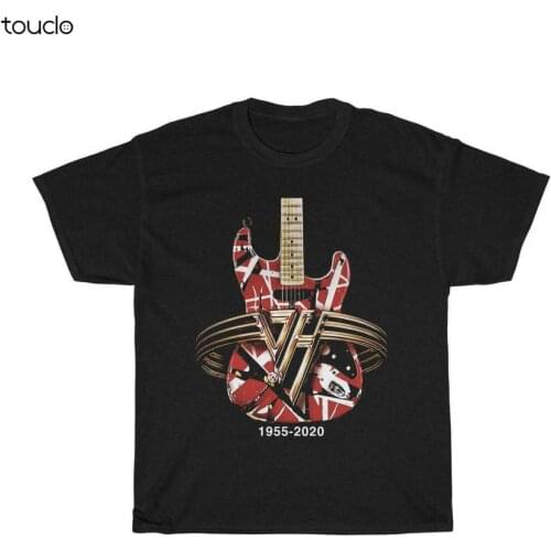 Eddie Van Halen Guitar Concert 1955-2020 T-Shirt Unisex Black S-3XL