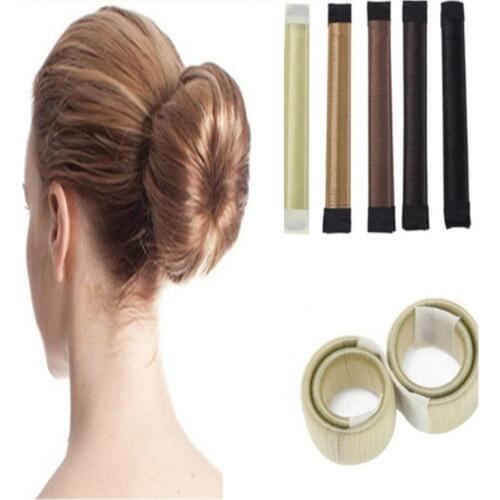 8Colors DIY Tool Hair Accessories Synthetic Wig Donuts Bud Head Band Ball French Twist French Magic Bun make Sweet Hair Braider