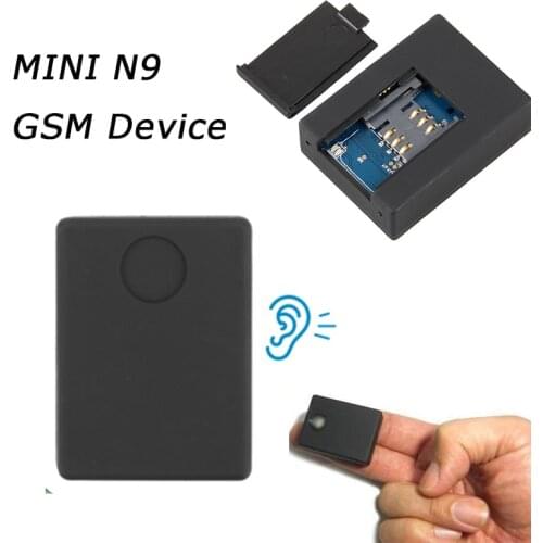 Mini GSM Device N9 Audio Monitor Listening Surveillance Detect Long Standby Time Personal Voice Activation No GPS Module