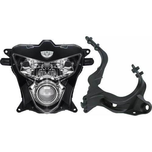 Motorcycle Front Headlight + Fairing Stay Bracket For Suzuki GSXR600 GSX-R 750 600 2004-2005