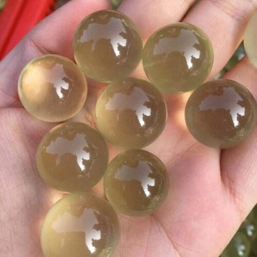 Natural Small size citrine crystal ball quartz minerals sphere gemstones and crystals healing