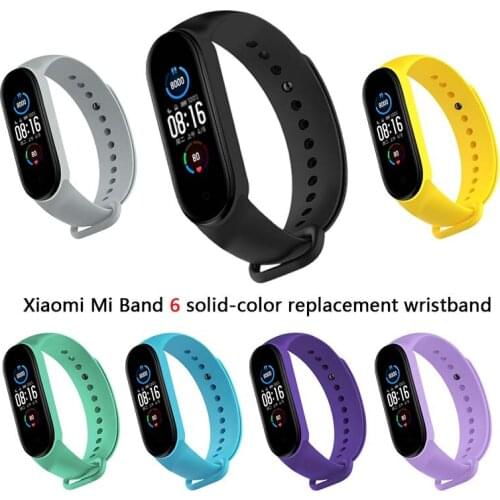 Bracelet Strap For Xiaomi Mi Band 6 Sport Strap Replacement Wristband MiBand 6 Band 6 Wrist Strap For Xiaomi Mi Band 6 Strap