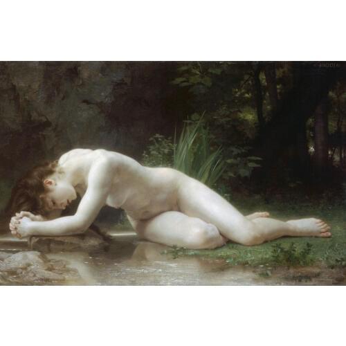 Handmade Oil painting reproduction Biblis by William Bouguereau