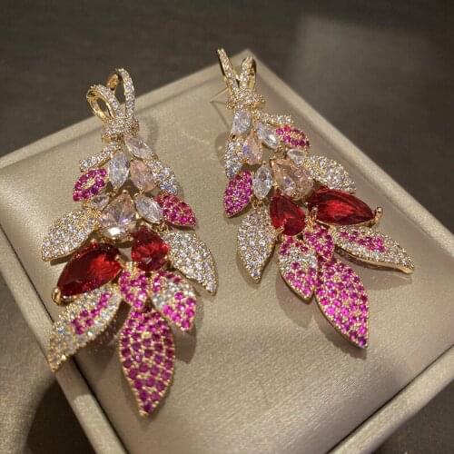 Luxury Famous Brand Fashion Drop Earrings Vintage Jewelry for Woman Party Gift