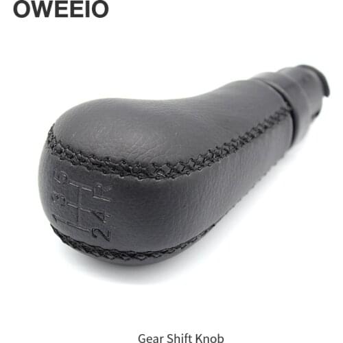 OWEEIO Gear Shift Knob 5/6 Speed Shift Stick HandSewn Leather Shift Handball For Volvo Manual Gear Lever Handball High Quality