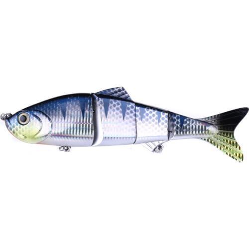 HENGJIA Fishing lure 25cm 146g lifelike multi jointed 4-segement pike swimbait fishing tackle big Sea Fishing Lures