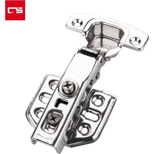 Cabinet Door Hinges Stainless Steel Hydraulic Damper Buffer Soft Close Hinges Full/Embed Hardware for Kitchen Cupboard Furniture