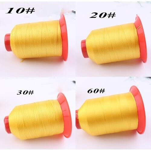 Sewing Thread Yellow Four Size High Tenacity Sewing Thread For Hand Sewn&Machines Patchwork DIY Sewing Jewelry Accessories