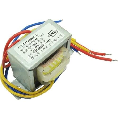 EI48 power transformer 10W DB-10VA 220V to 9V/12V/15V/18V/24V 2 independent
