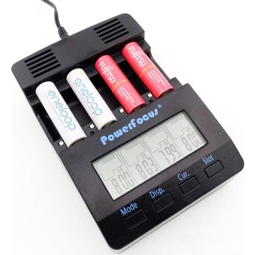 Rechargeable AA/AAA Battery Charger W LCD Display Fast Charger for Tamiya Mini 4WD Racing Car Model