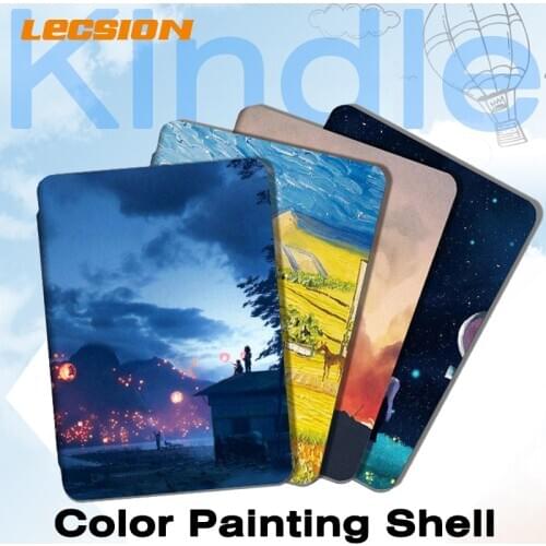 Protector Shell For Amazon Kindle Case Paperwhite 4 3 2 1 PQ94WIF Kindle 10th Generation 2019 J9G29R DP75SDI 6Inch Leather Cover