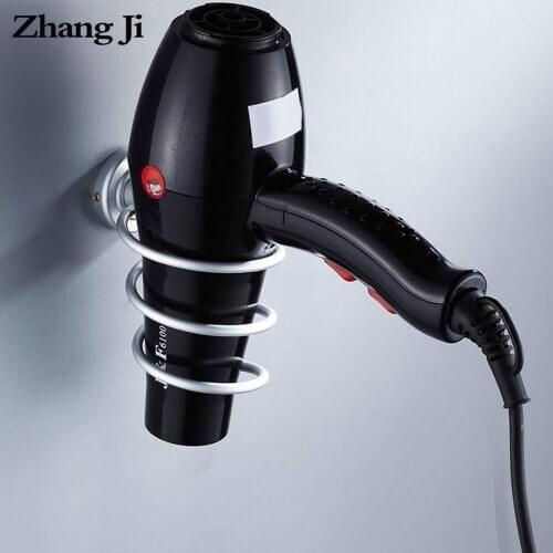 Zhangji Hair dryer combs Storage bathroom hardware set Bolt Inserting Dryers Holder dryer rack Bathroom Wall Holder