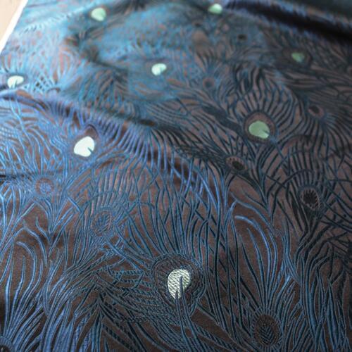 100cm *75cm Feather Design Chinese Brocade Material Craft Bag Clothing Fabric Brocado Viscose