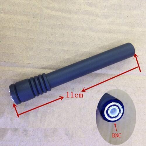 5pcs/lot VHF 136-174mhz antenna BNC for C150 KENWOOD TH22AT,TK208 ,for ICOM IC-V8,IC-V82 etc walkie talkie 11cm