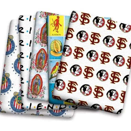 50*150cm Hot Colorful Pattern Printed Polyster Cotton Liverpool Bullet Fabric for DIY for Handmade By Yards