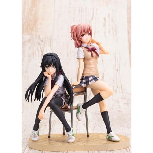 Anime Sexy Girl Figure My Teen Romantic Comedy SNAFU Yui Yuigahama Yukinoshita Yukino Uniforms PVC Action Figure Toys Model Doll