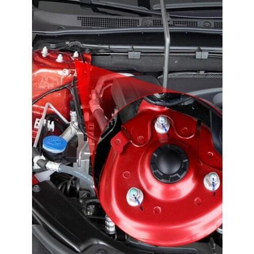 2pcs Car Anti-vibration Device Trim Protection Cover Waterproof Dustproof Anti-fouling Rust Front Suspension Cap For Axela 2021