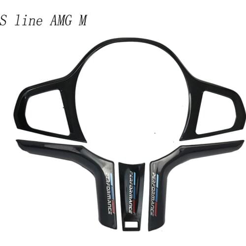 Car Steering Wheel Button switch Frame Decoration Interior Covers Stickers Trim For BMW 5 Series G30 X3 G01 X4 G02 X5 G05 X6 G06