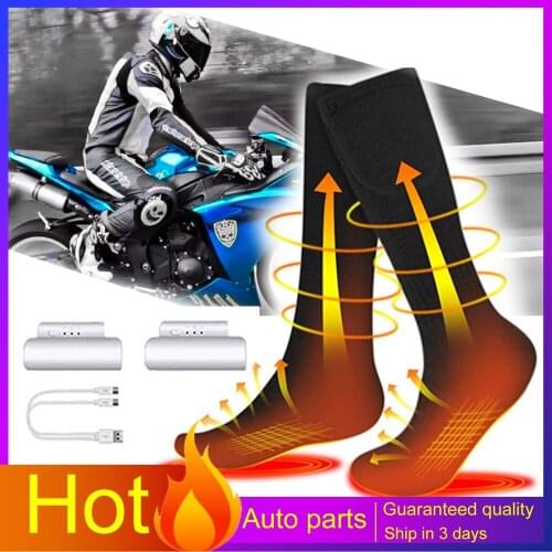 Hot sale Electric Warm Sock Elastic Comfortable 5V Battery Heating Sock Double-layer thickening for Women Men
