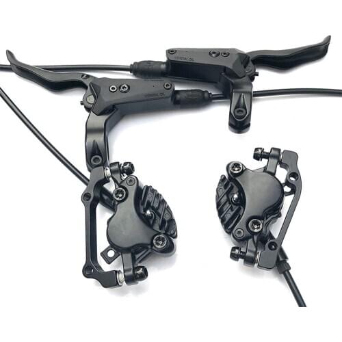 1 Pair Bicycle Hydraulic Disc Brake MTB Brake Hydraulic Disc Brake Front Rear Different 800/1550mm Mountain Bike Caliper Clamp